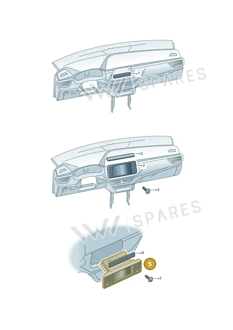 657035869A — Skoda Fabia (2021-2022) diagram 584035000, position 5