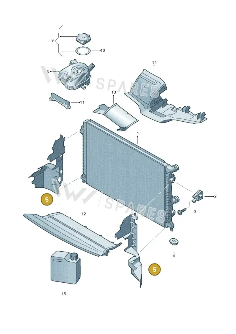 657121284A — Skoda Kamiq (2019-) diagram 584122550, position 5