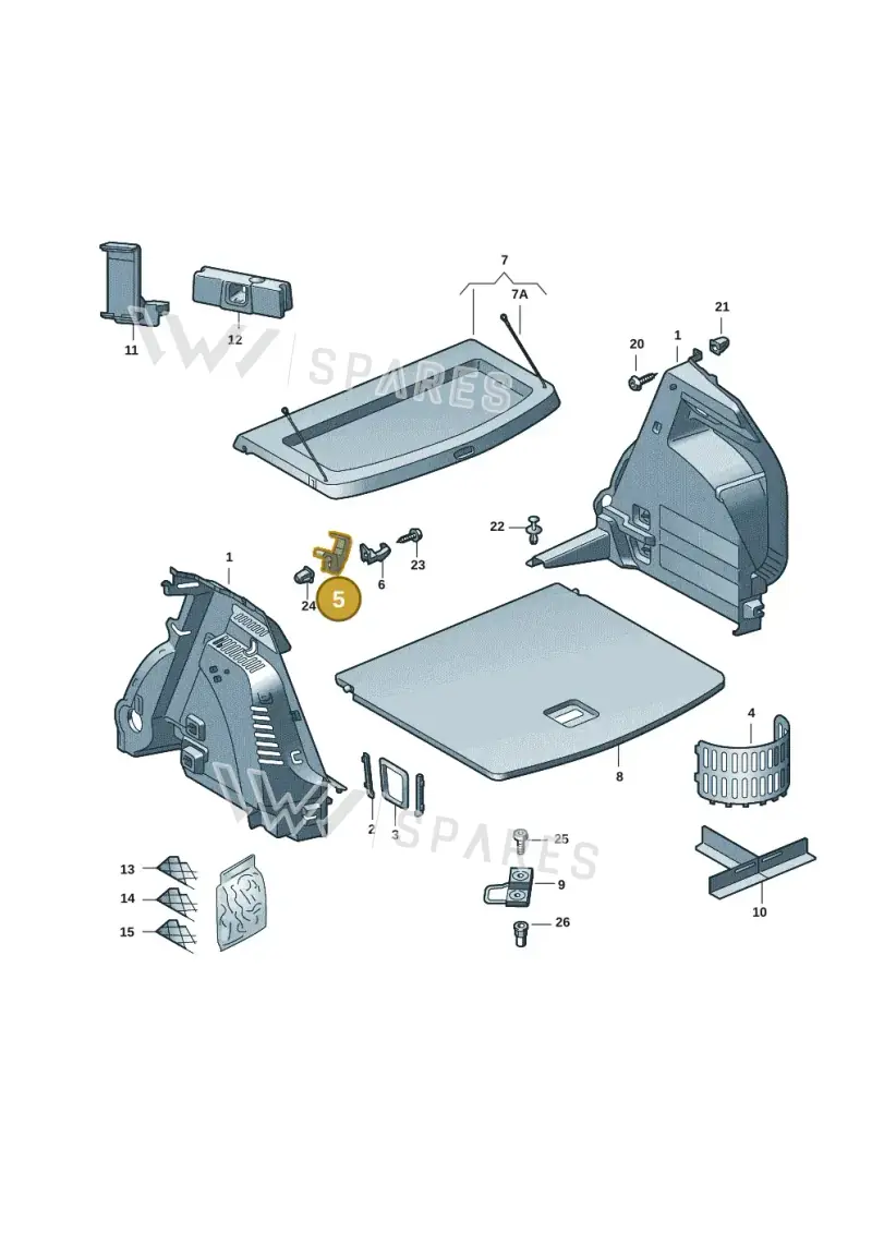 657867615A9B9 — Skoda Fabia (2021-2022) diagram 6vn867080, position 5