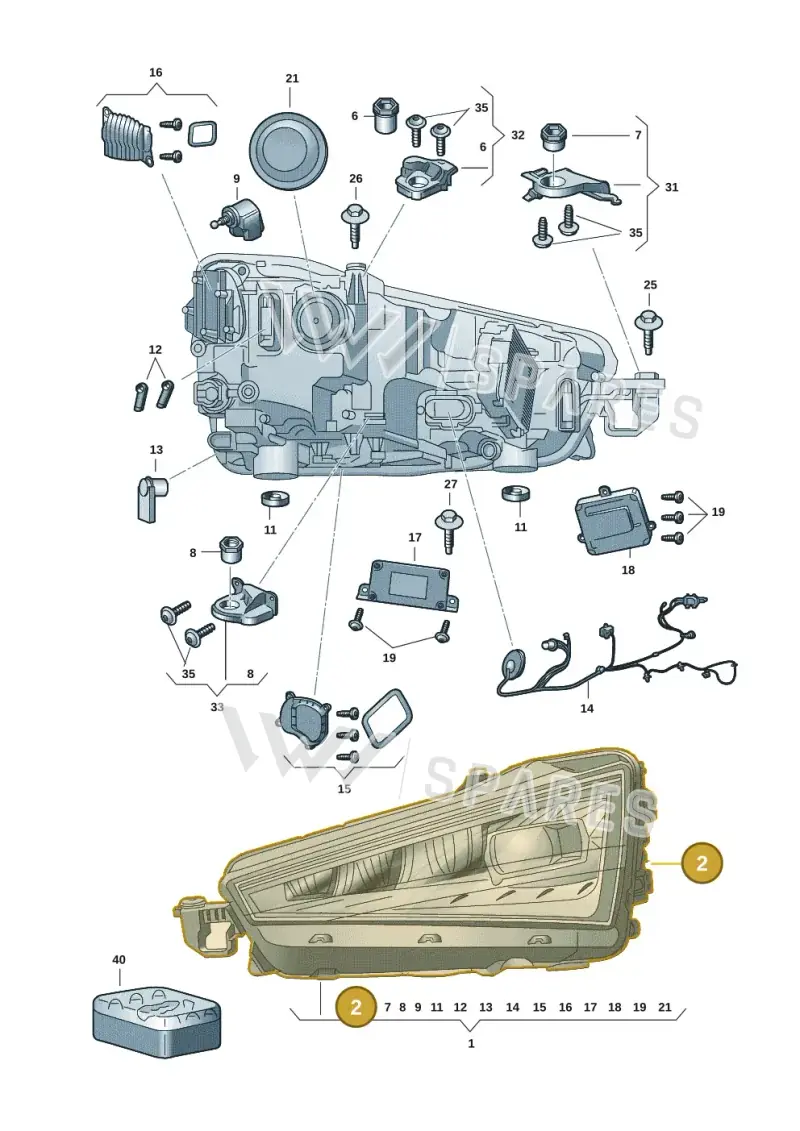 657941018A — Skoda Kamiq (2019-) diagram 584941005, position 2