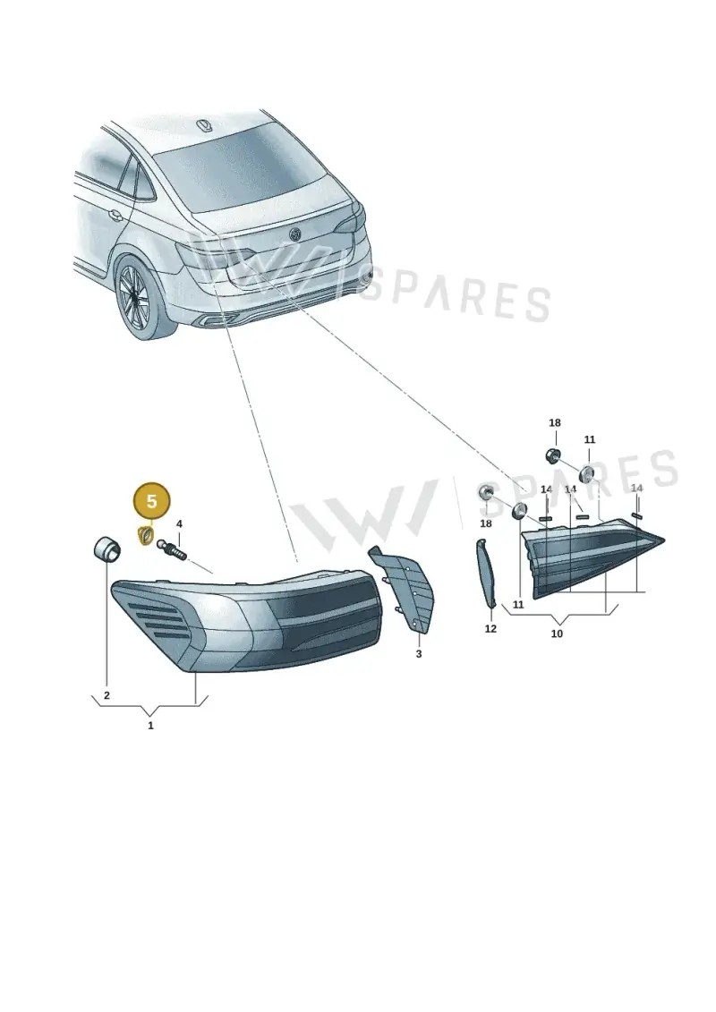 657945067 — Volkswagen Virtus 1,0 (2022-) diagram 62a945010, position 5