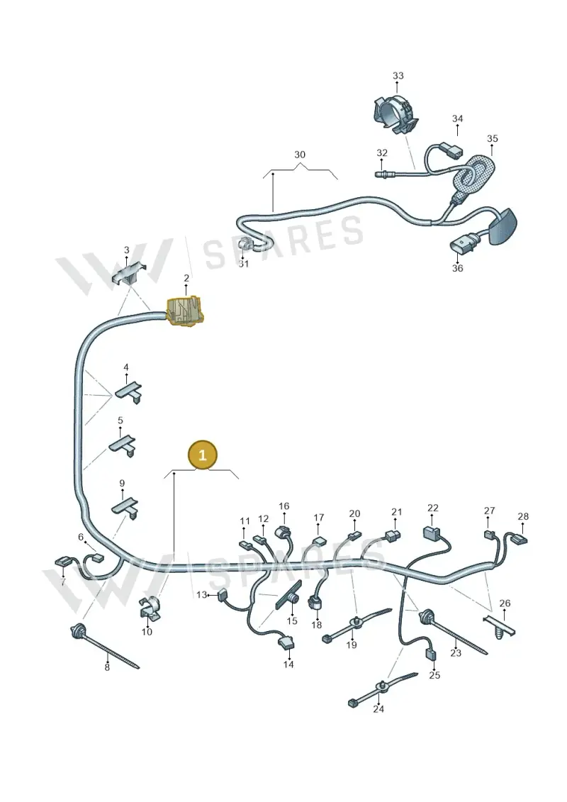 657971147B — Skoda Kamiq (2019-2020) diagram 584972045, position 1