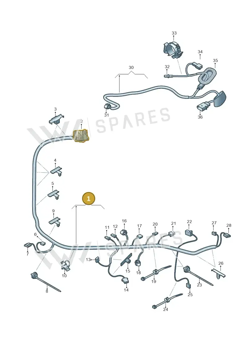 658971147F — Skoda Kamiq (2019-) diagram 584972045, position 1