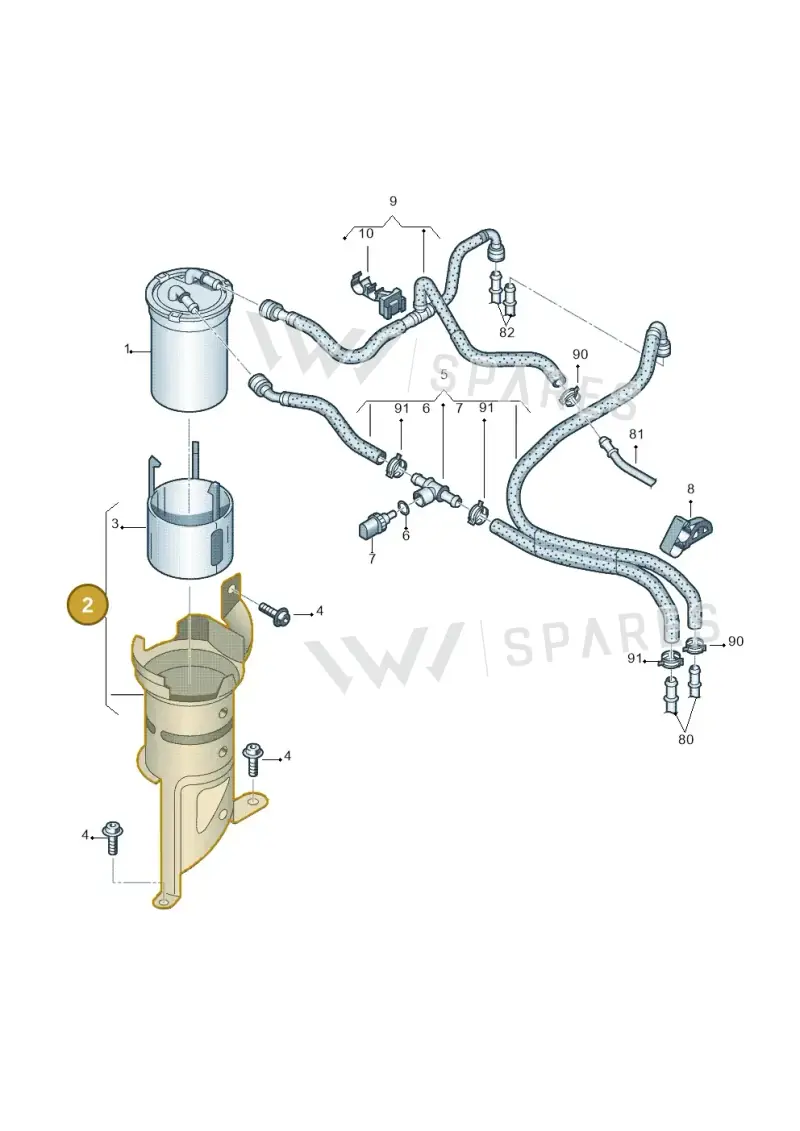 6C0127224 — Skoda Fabia Scout (2010-2014) diagram 672127100, position 2