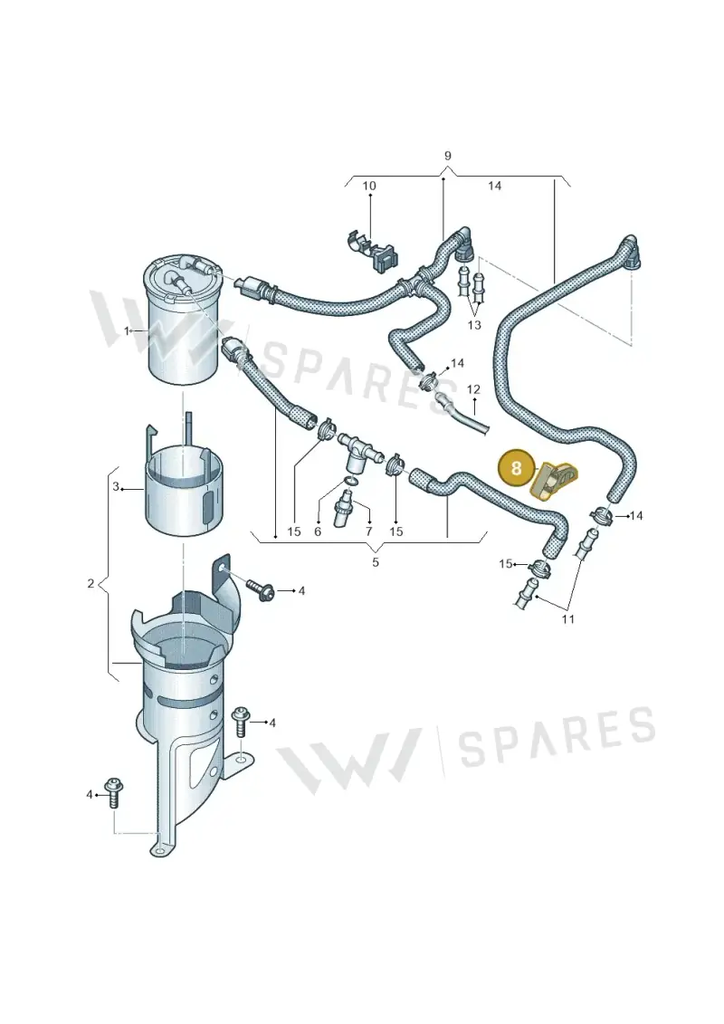6C0133687 — Skoda Fabia (2014-2022) diagram 773127000, position 8