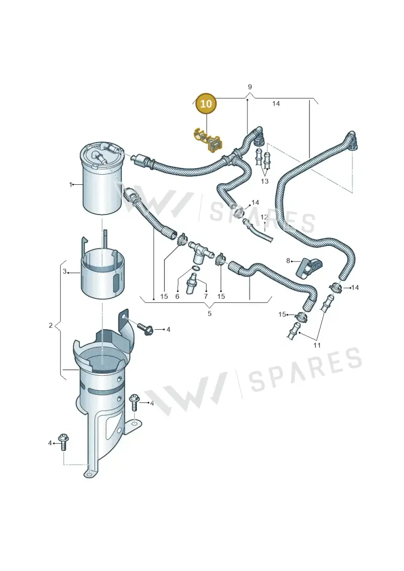 6C0133687C — Skoda Fabia (2014-2022) diagram 773127000, position 10