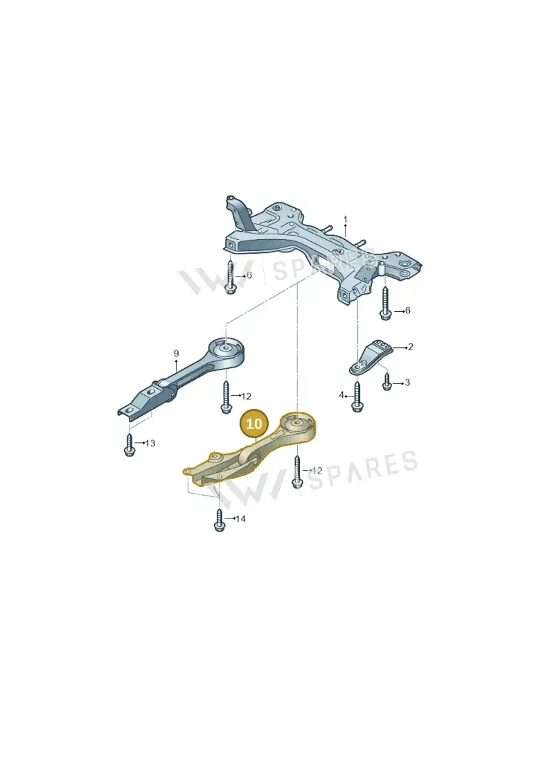 6C0199851J — Skoda Fabia (2014-2022) diagram 773199100, position 10