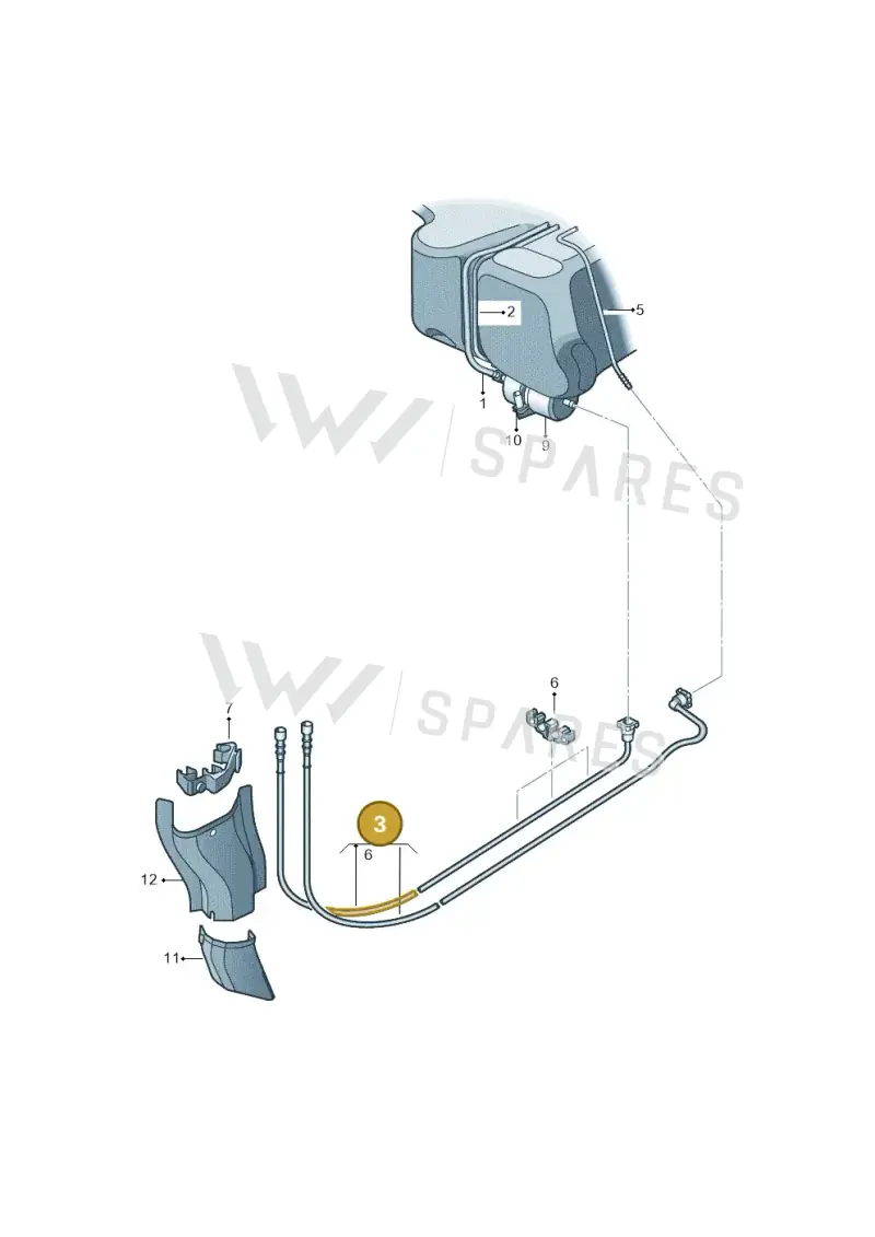 6C0200059F — Skoda Fabia (2014-2022) diagram 672201400, position 3