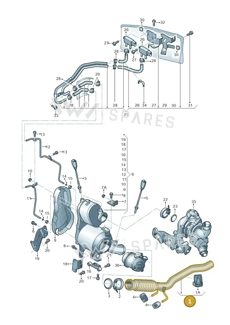 6C0253101E — Skoda Fabia (2014-2022) diagram 773253540, position 1