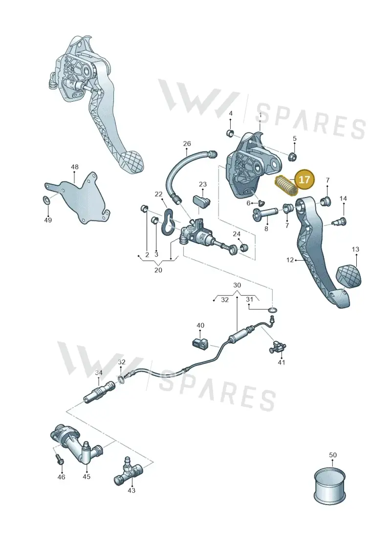 6C0721403 — Skoda Kamiq (2019-) diagram 837721250, position 17