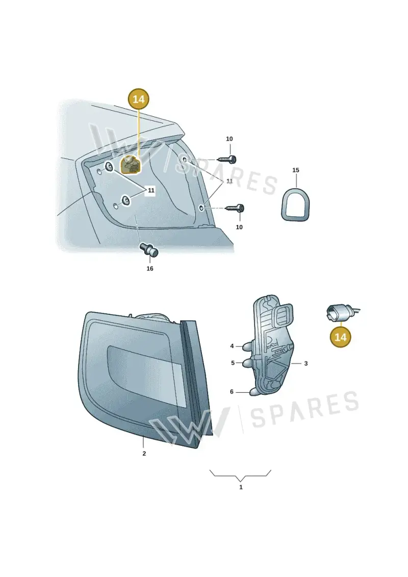 6C0972706 — Skoda Fabia (2014-2022) diagram 797945005, position 14