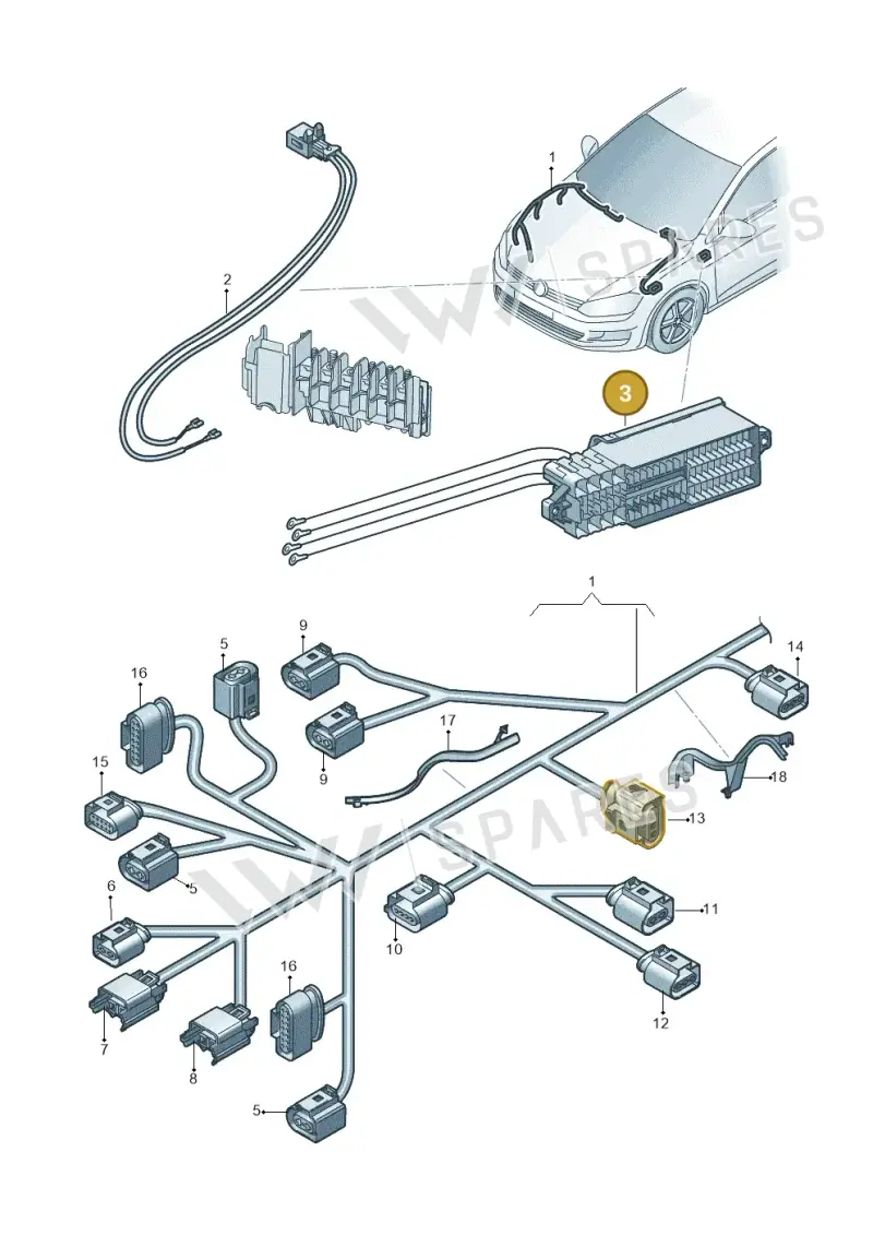 6C2971012 — Skoda Fabia (2014-2022) diagram 773971700, position 3