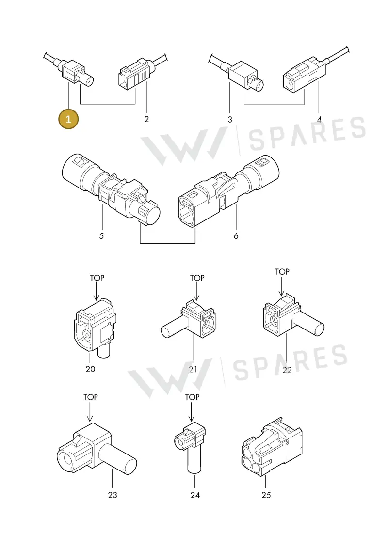 6Q0035575C — Skoda 1J0 platform diagram 198035210, position 1