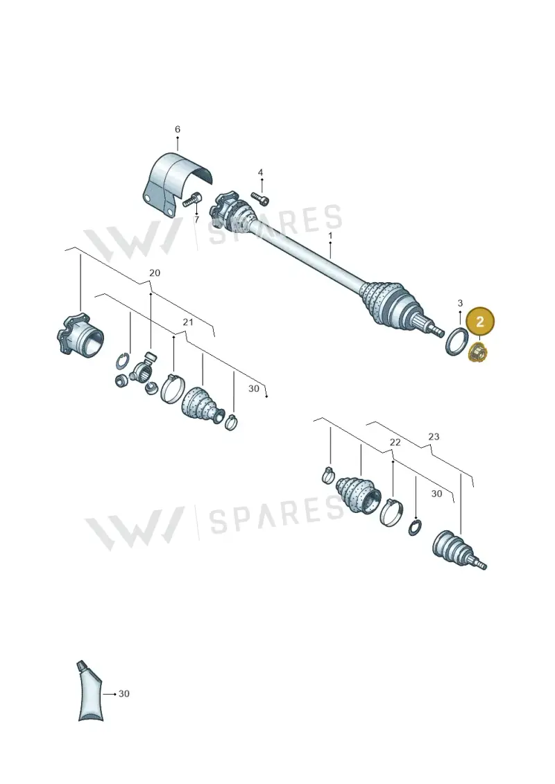 6Q0407396B — Skoda Kamiq (2019-) diagram 837407400, position 2