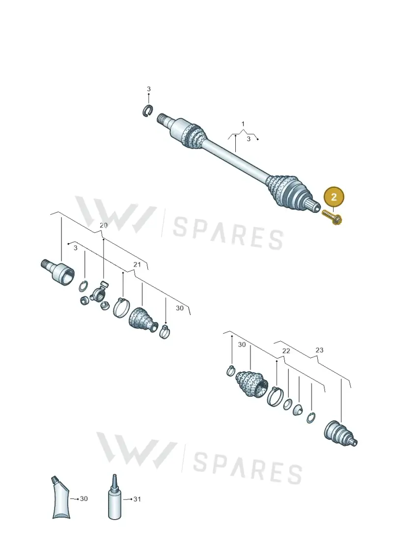 6Q0407396B — Skoda Fabia (2021-) diagram 827407220, position 2