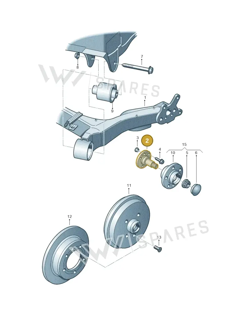 6Q0501117 — Skoda Citigo (2011-2019) diagram 253500200, position 2