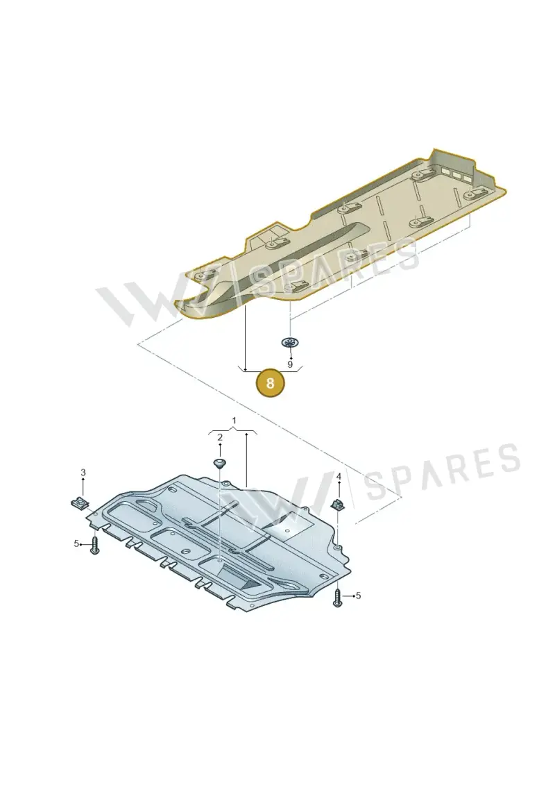 6Q0825202M — Skoda FABIA/COMBI            05> (2004-) diagram 210825100, position 8