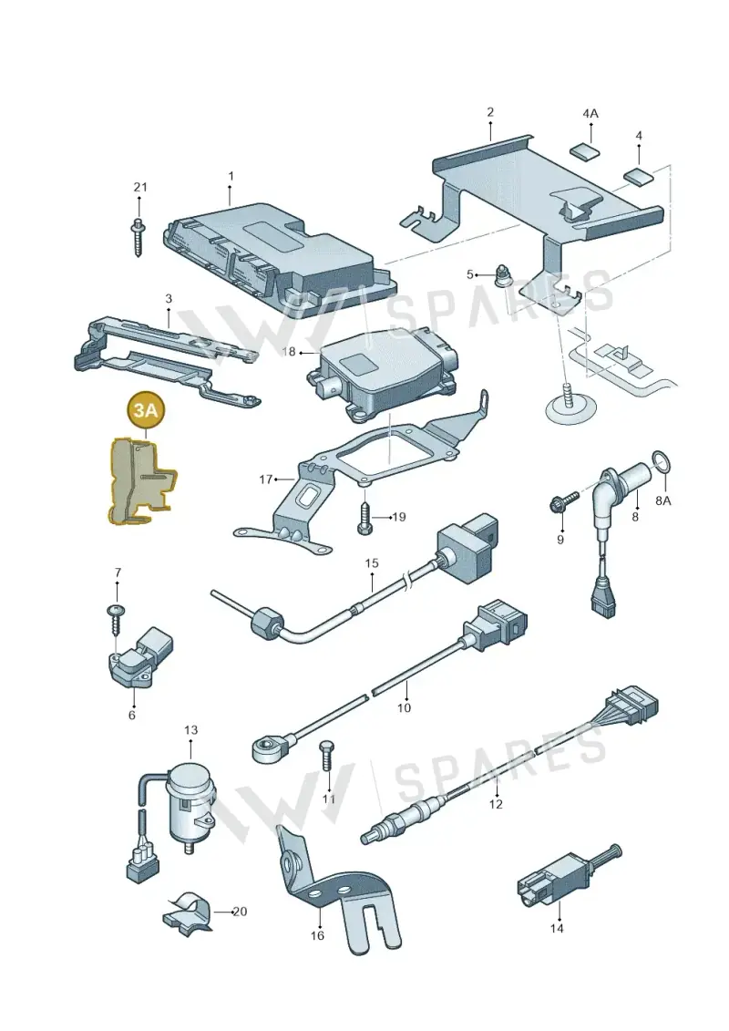 6Q0907500E — Skoda ROOMSTER               06> (2006-) diagram 481906000, position 3A