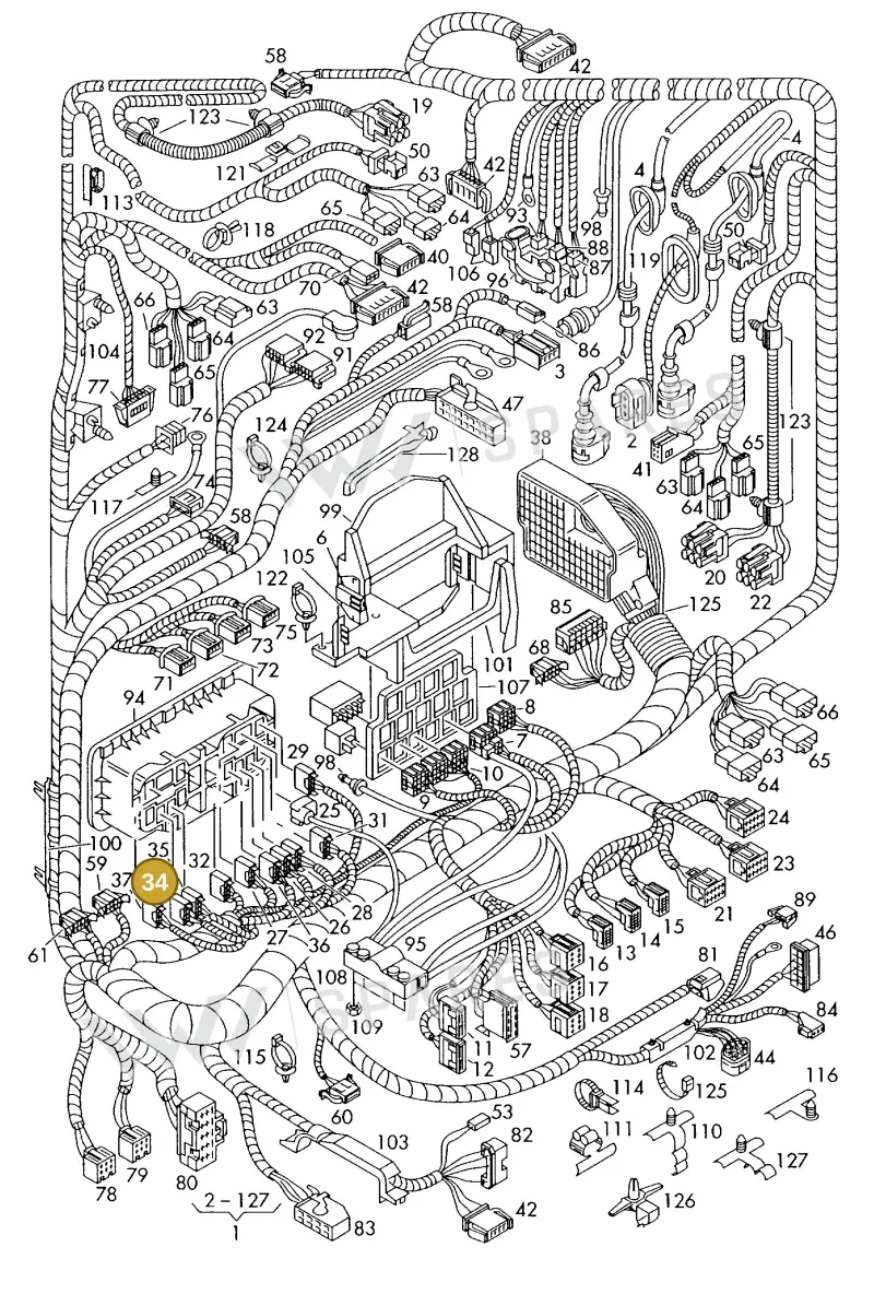 6Q0937726A — Skoda FABIA/COMBI            05> (2004-) diagram 225971850, position 34