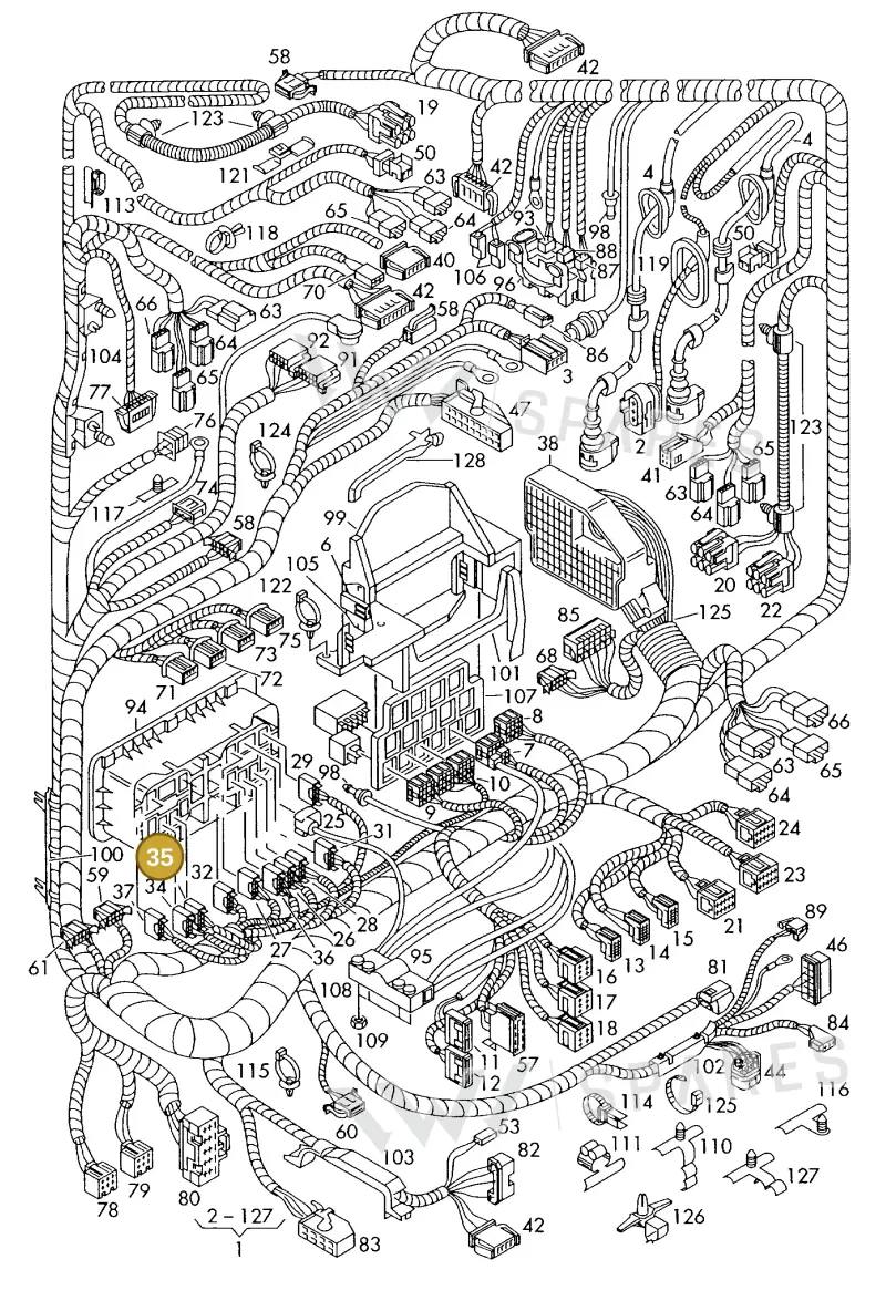 6Q0937726B — Skoda FABIA/COMBI            05> (2004-) diagram 225971850, position 35