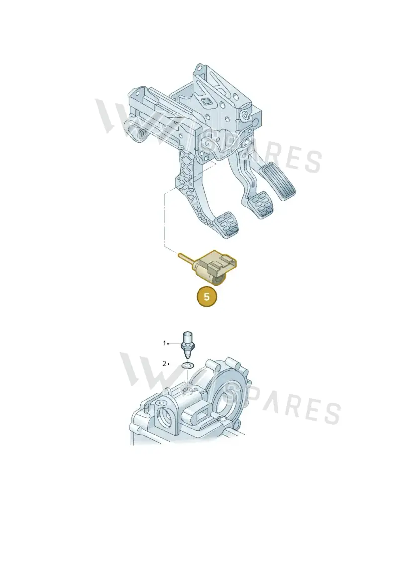 6Q0945511 — Skoda Fabia Jingrui (2008-2014) diagram 662945500, position 5