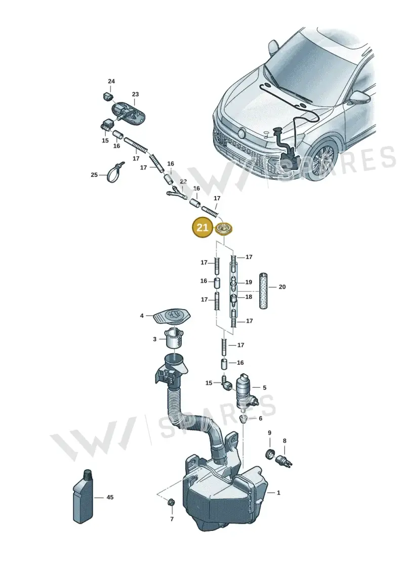 6Q0955998 — Skoda Kodiaq (2024-) diagram 57x955100, position 21