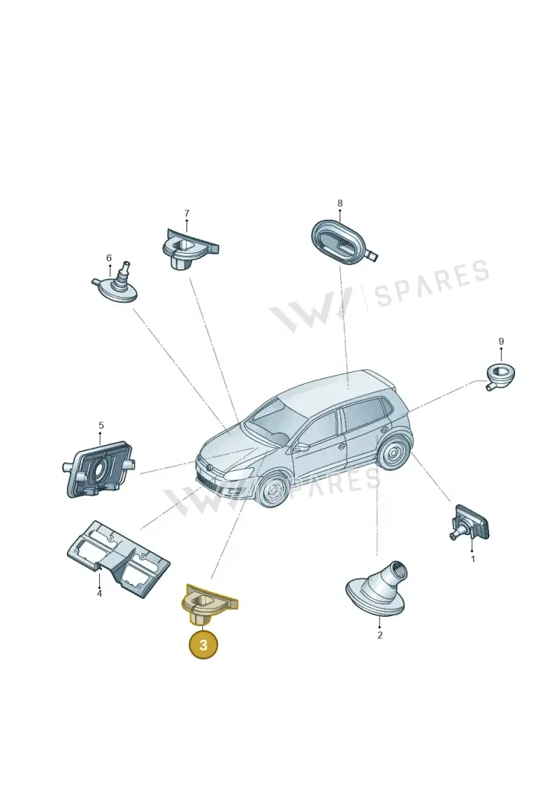 6Q0971905G — Skoda Fabia (2014-2022) diagram 773972060, position 3