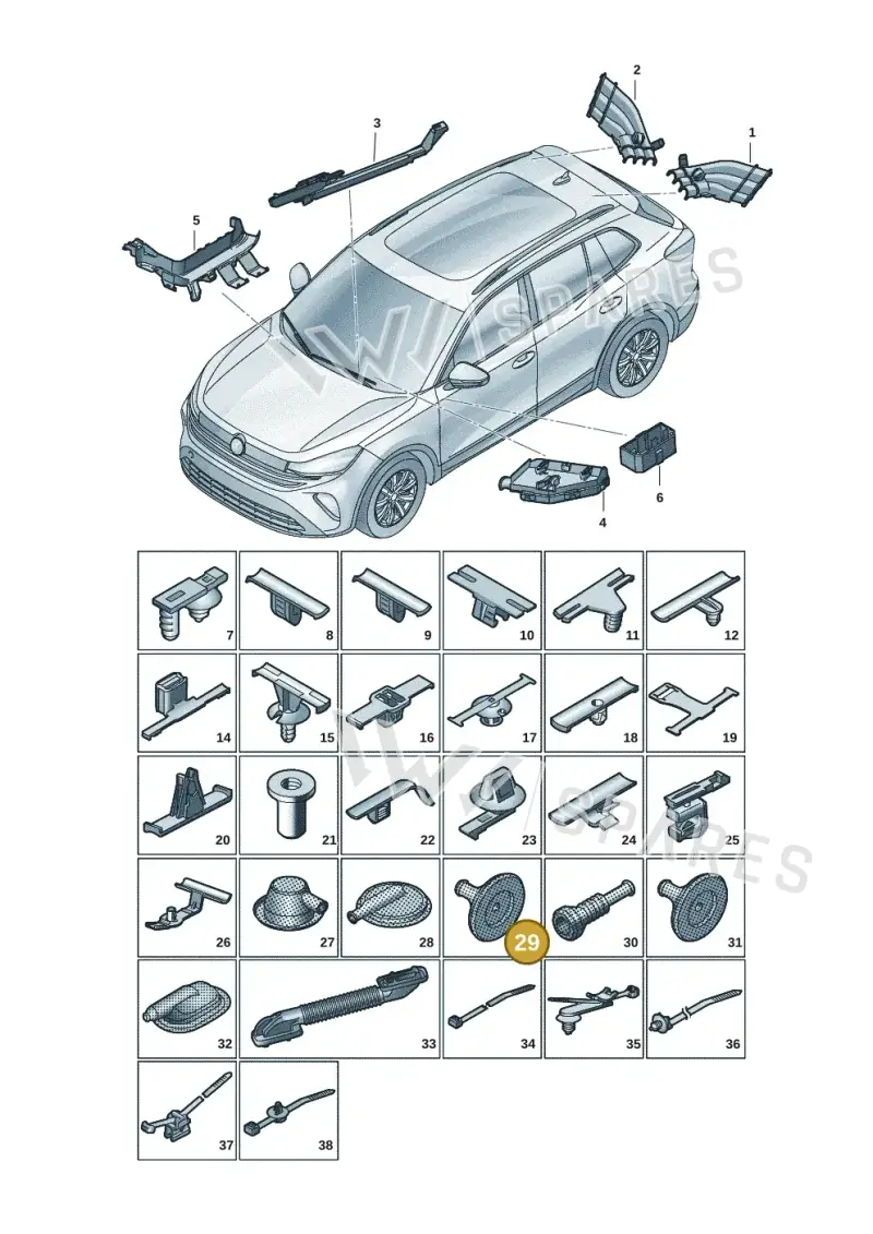 6Q0971905 — Skoda Kodiaq (2024-) diagram 57x972001, position 29