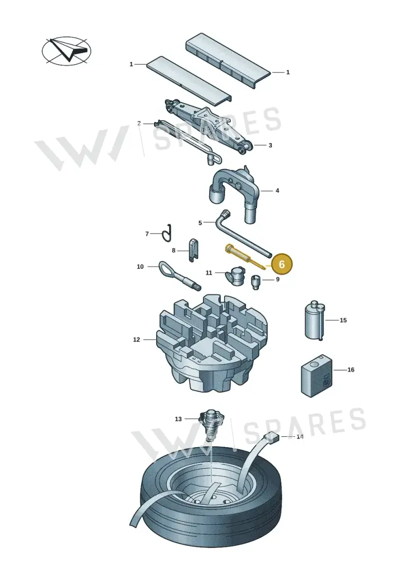 6R0012255 — Skoda Fabia (2021-) diagram 6vn012000, position 6
