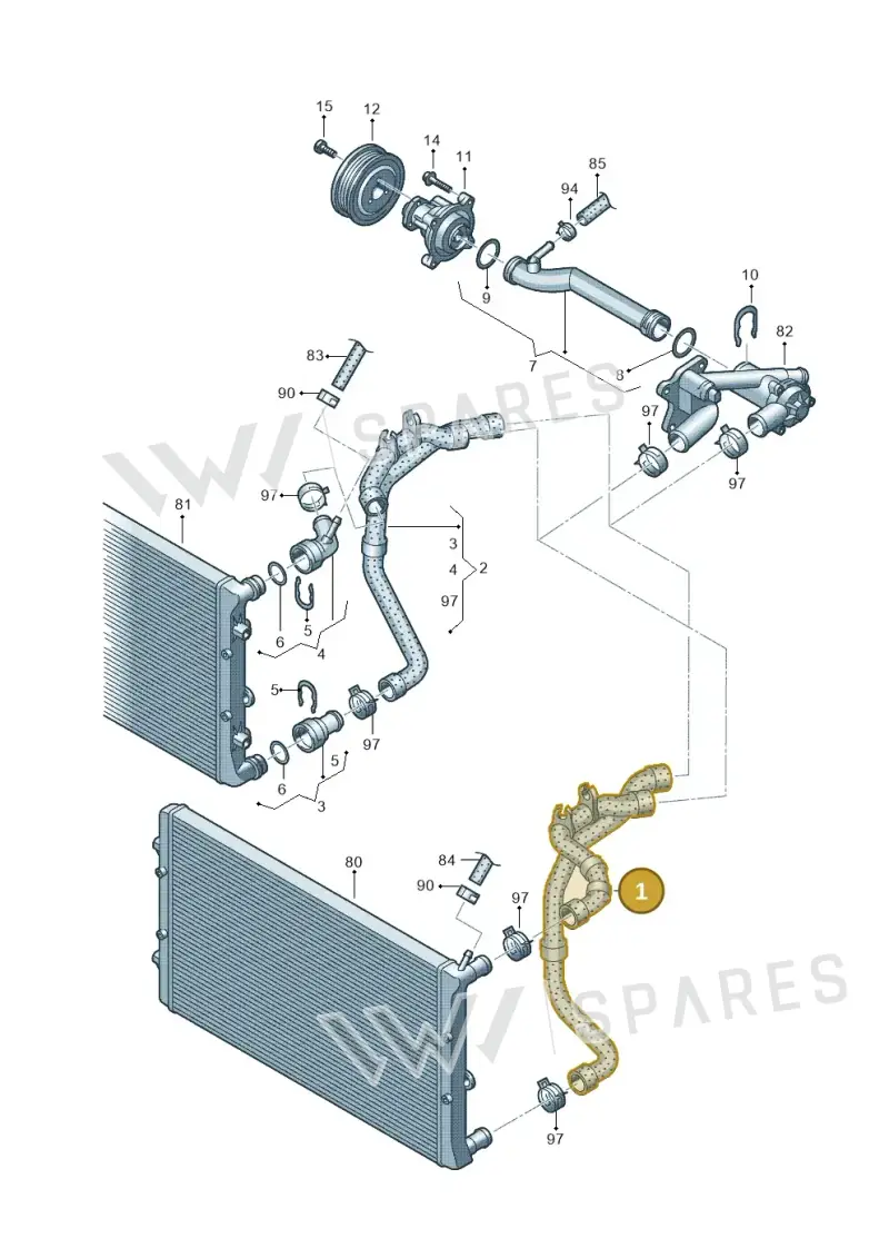 6R0122101P — Skoda Rapid (2012-2022) diagram 672121120, position 1