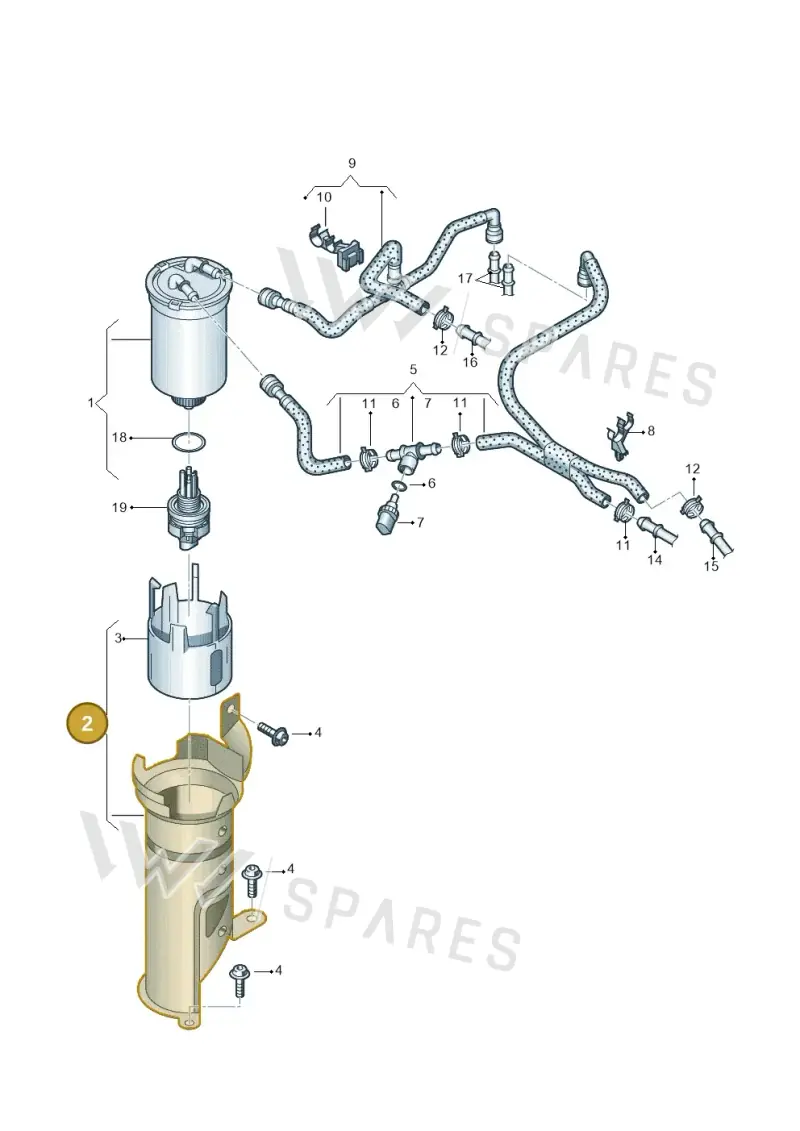 6R0127224F — Skoda Rapid Ambition (2011-2021) diagram 677127210, position 2