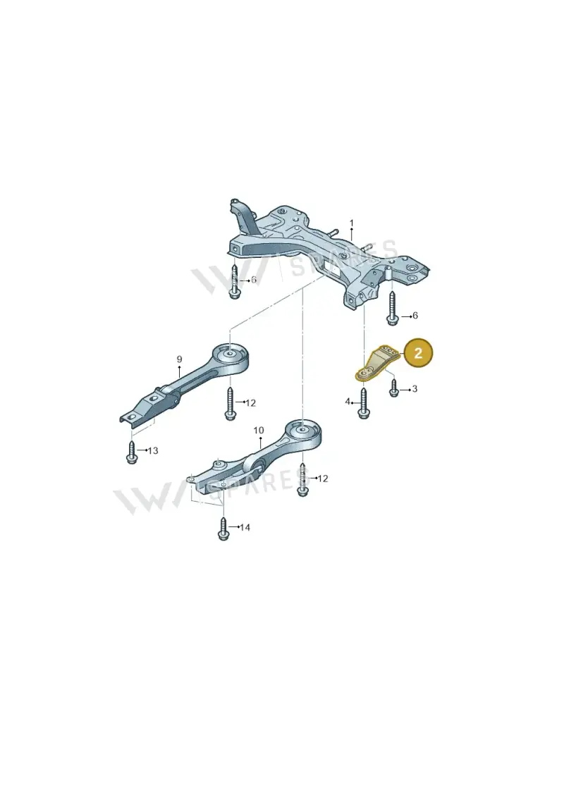 6R0199517 — Skoda Fabia (2014-2022) diagram 773199100, position 2