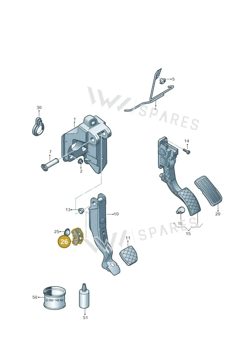 6R0721169 — Skoda Rapid (2012-2022) diagram 672721600, position 26