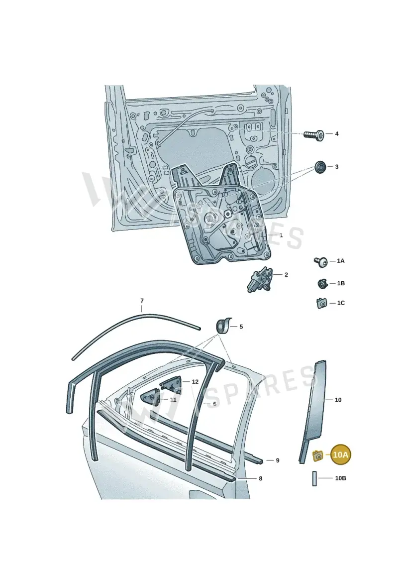 6R0839829D — Skoda Superb Combi (2023-) diagram 3p0837060, position 10A