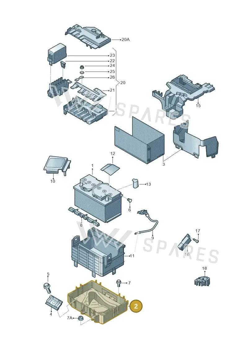 6R0915321D — Skoda Rapid (2012-2022) diagram 740915000, position 2