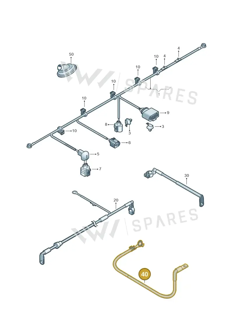 6R0971537R — Skoda Rapid (2012-2022) diagram 419971650, position 40