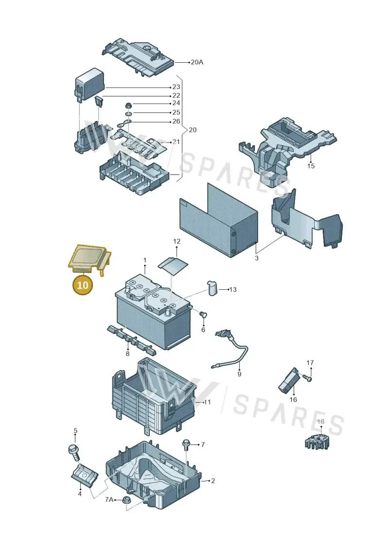 6R09718139B9 — Skoda Rapid (2012-2022) diagram 740915000, position 10