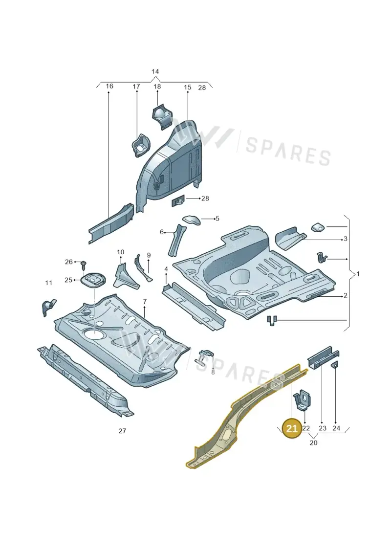 6RA803506 — SEAT Toledo (2015-2019) diagram 740803200, position 21