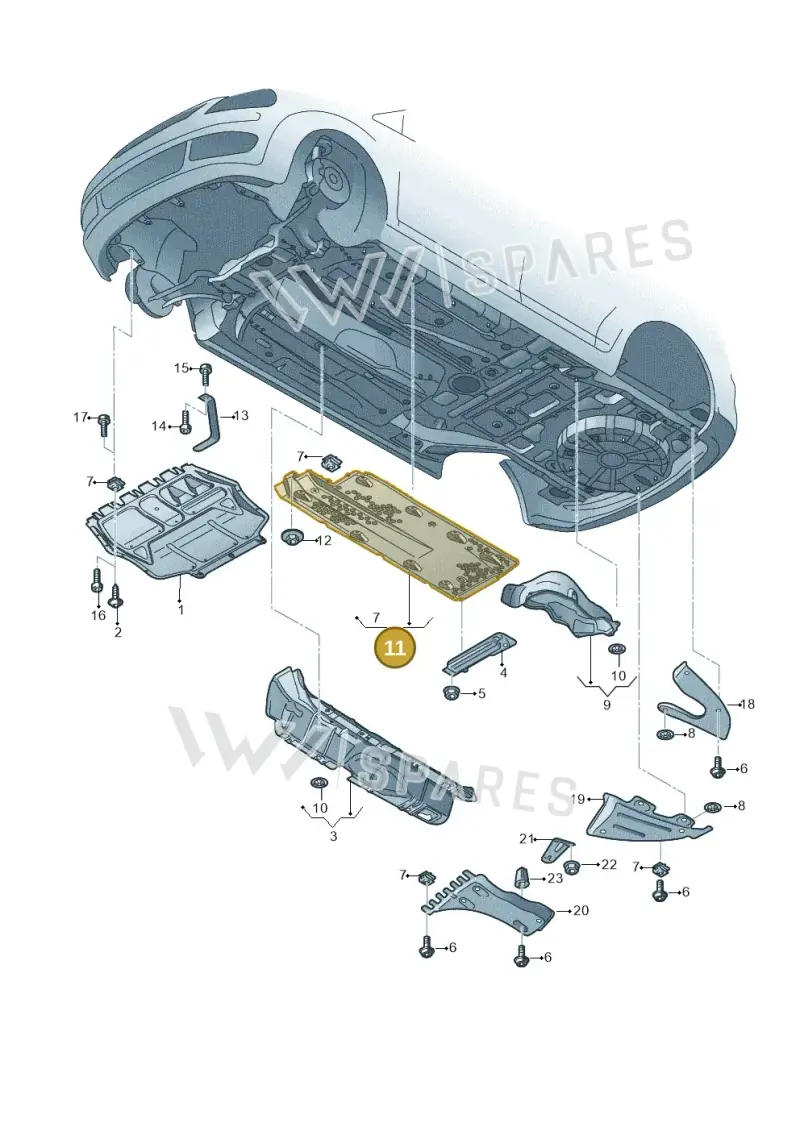 6RA825201 — SEAT Toledo (2015-2019) diagram 740825100, position 11
