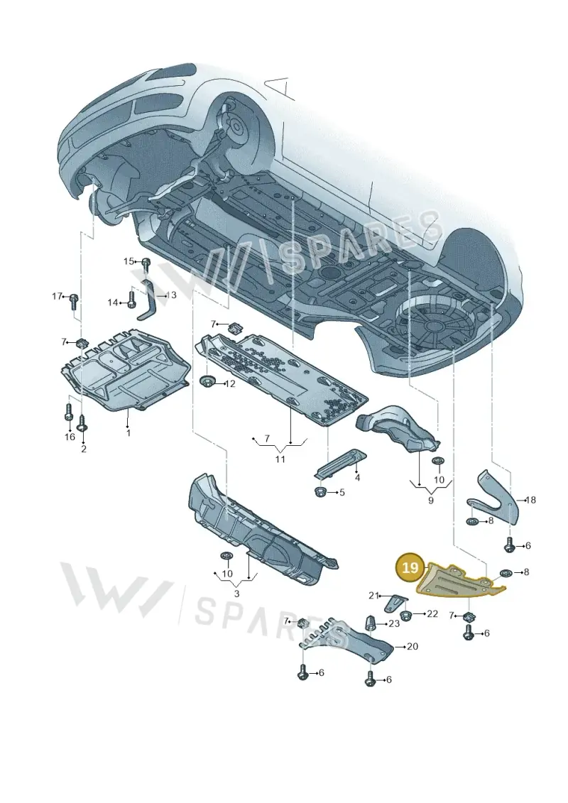 6RA825205E — SEAT Toledo (2015-2019) diagram 740825100, position 19