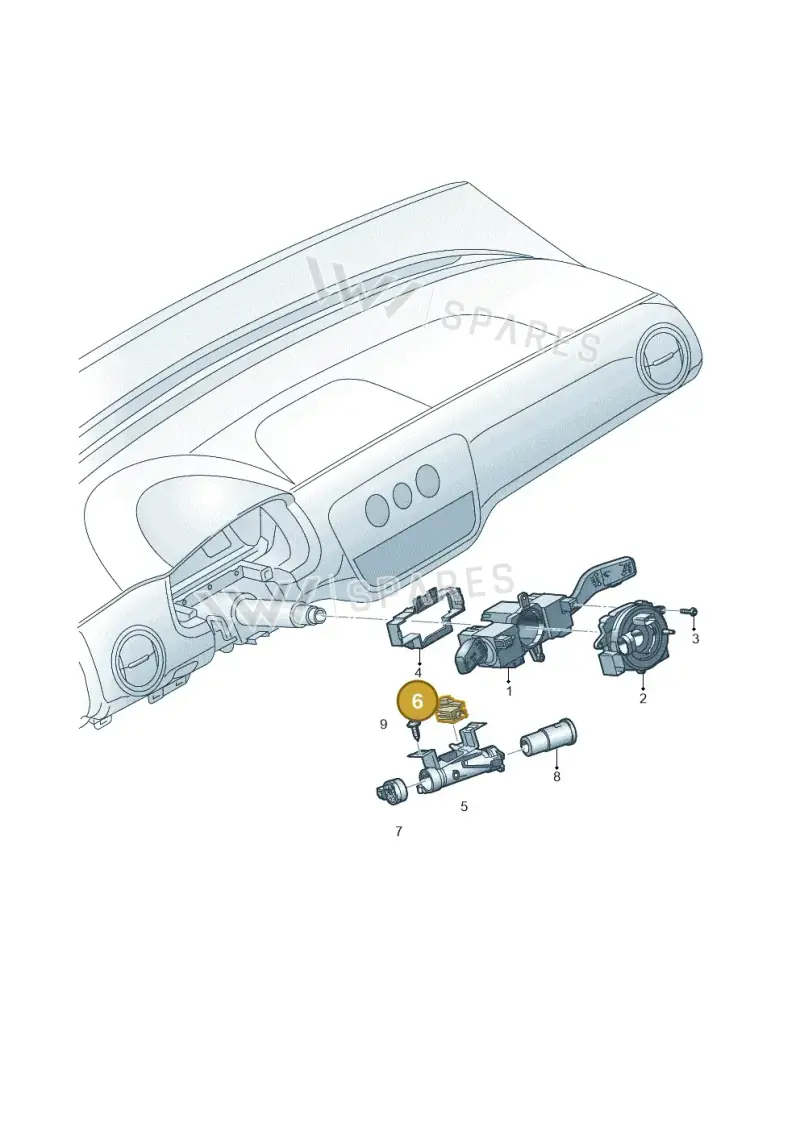 6RA953527 — Skoda Citigo (2019-2021) diagram 772953500, position 6