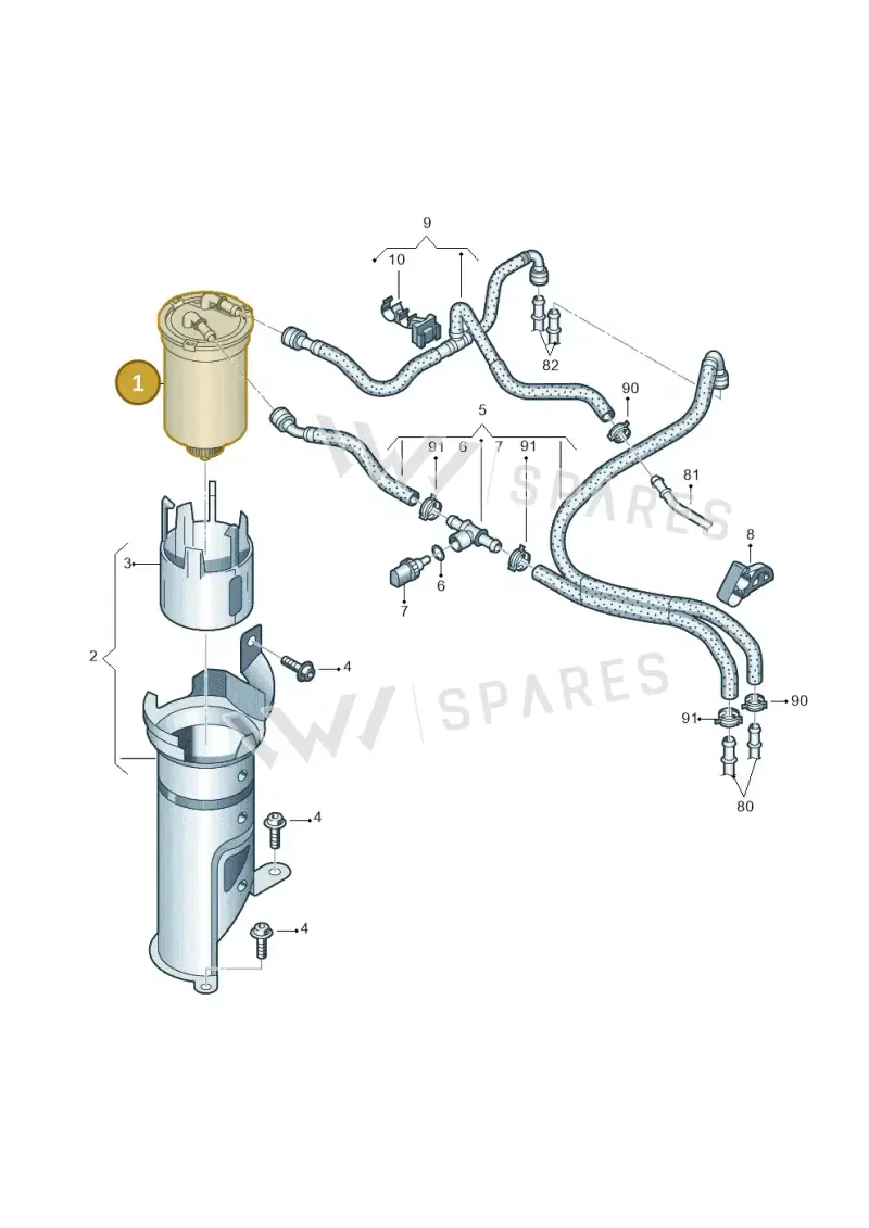 6RF127400A — Skoda Fabia Ambiente (2009-2013) diagram 677127100, position 1