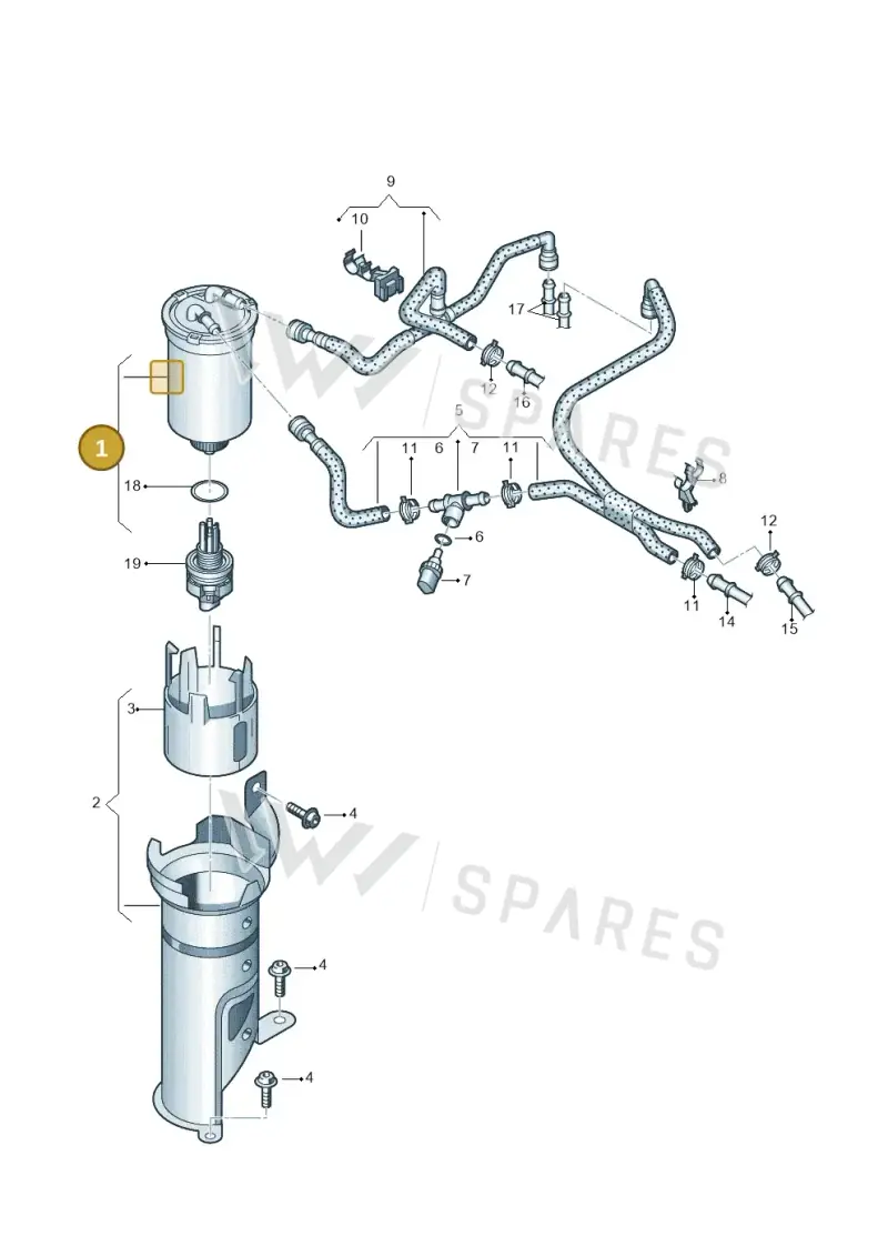 6RF127400A — Skoda Rapid Ambition (2011-2021) diagram 677127210, position 1