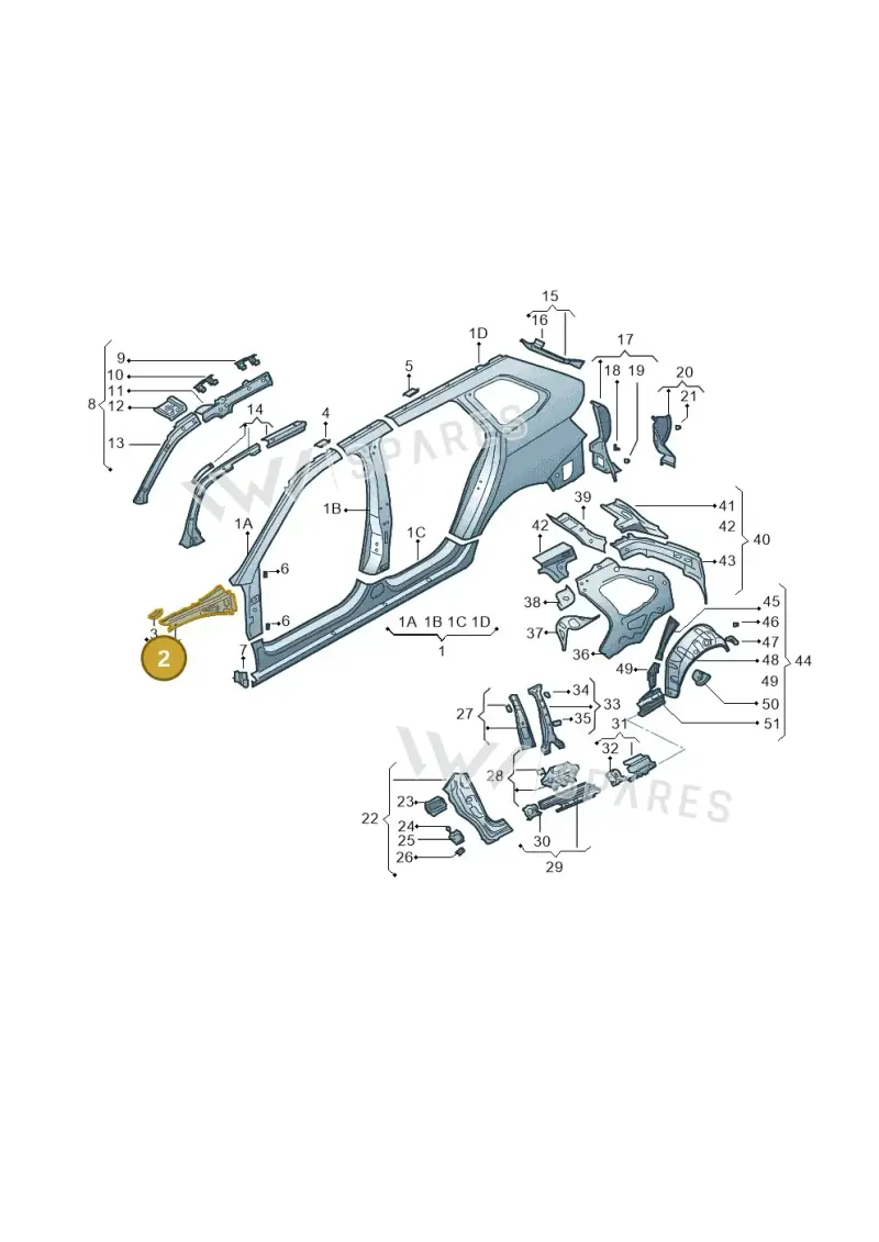 6V0810135 — Skoda Fabia (2014-2022) diagram 797809350, position 2
