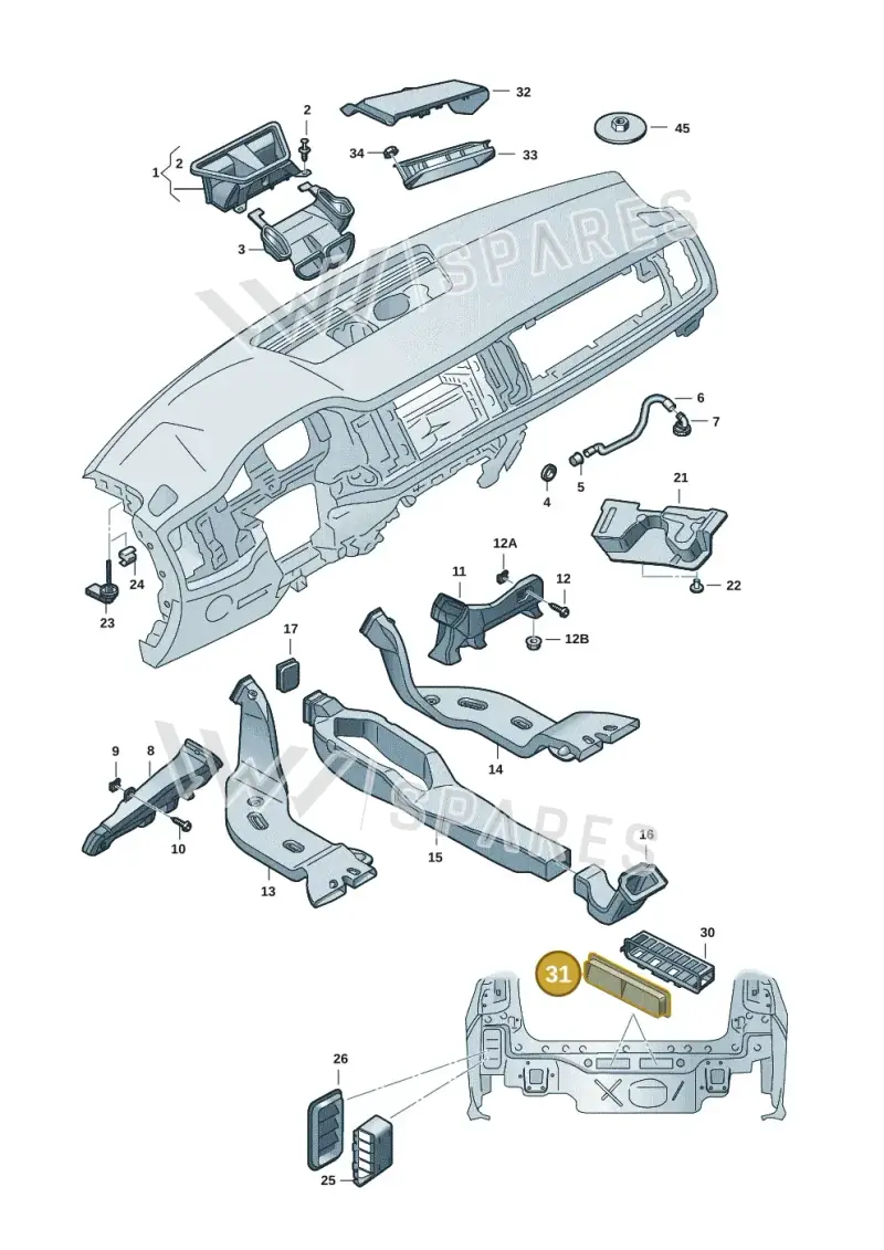 6V0819465B — Skoda Fabia (2021-) diagram 6vn819010, position 31