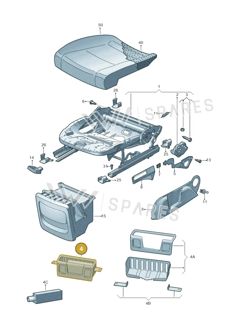 6V08613889B9 — Skoda Fabia (2014-2022) diagram 797881010, position 4