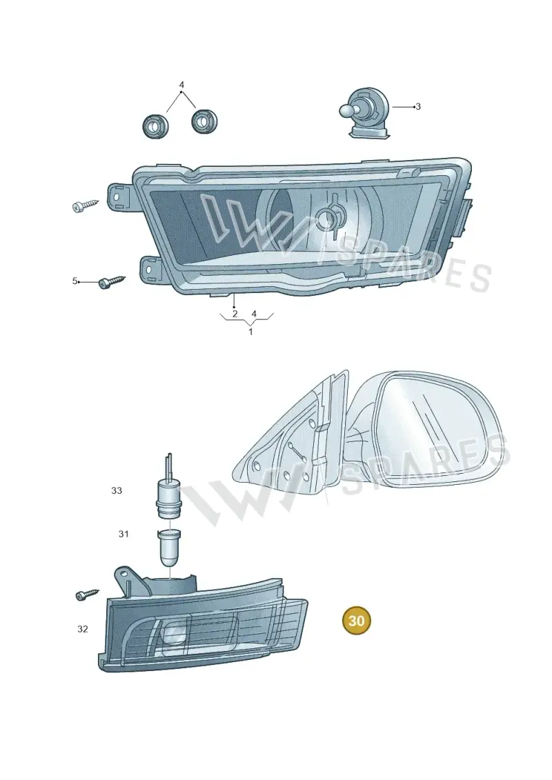 6V0949102A — Skoda Rapid (2012-2022) diagram 797941400, position 30