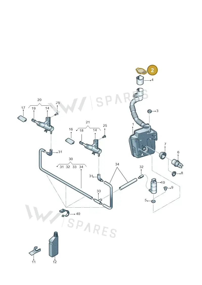 6V0955485 — Skoda Fabia (2014-2022) diagram 797955020, position 2
