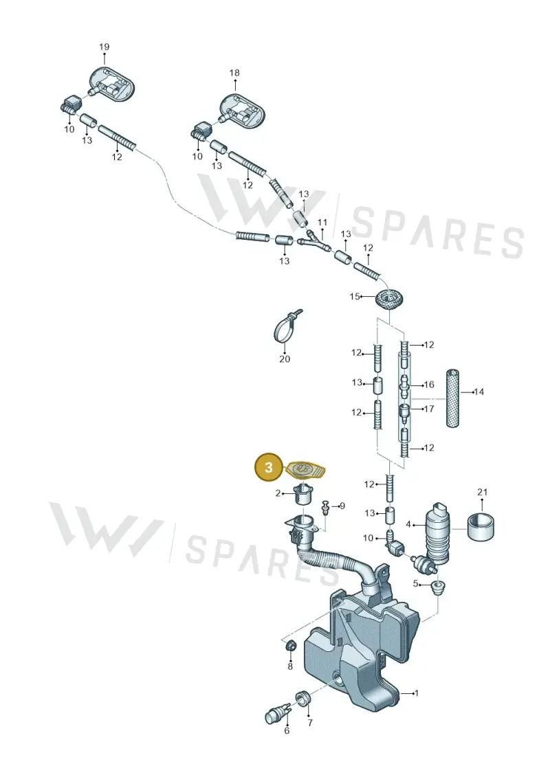 6V0955485 — Skoda Karoq (2017-2022) diagram 803955100, position 3
