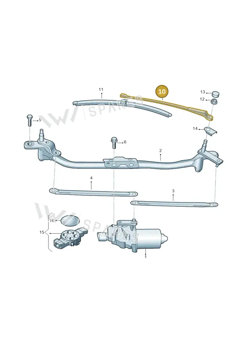 6V2955409A — Skoda Fabia (2014-2022) diagram 797955000, position 10